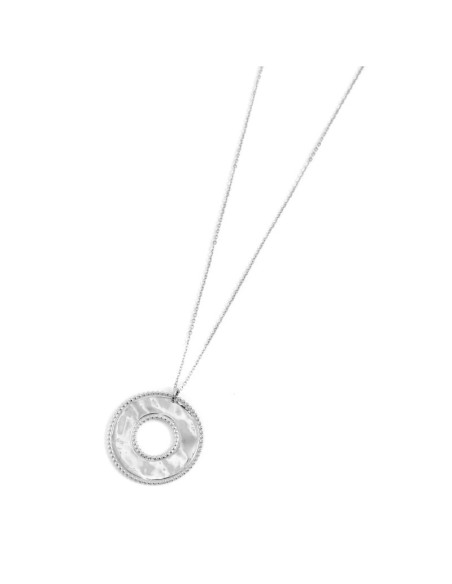 Collana Marlù Lunga Pendente Martellato – Gioielleria Usai