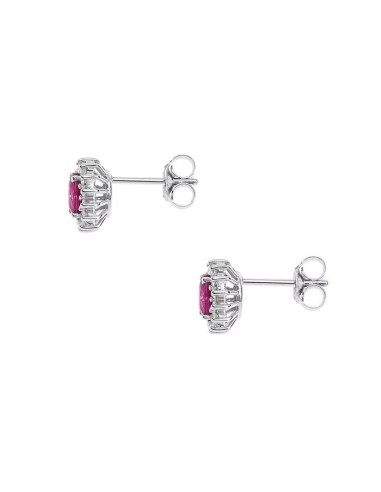 Orecchini Oro, Diamanti e Rubini – Eleganza Preziosa su Gioielleria Usai