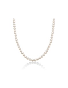 Girocollo di Perle Vere Oriente con Chiusura in Oro Bianco – Gioiello Elegante