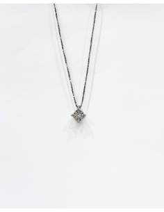 Collana Miluna Oro 18Kt Punto Luce con Diamanti