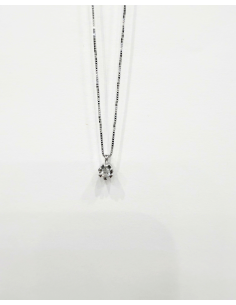 Collana Miluna Oro Bianco con Diamante 0,05 ct (5 punti)- Acquista online