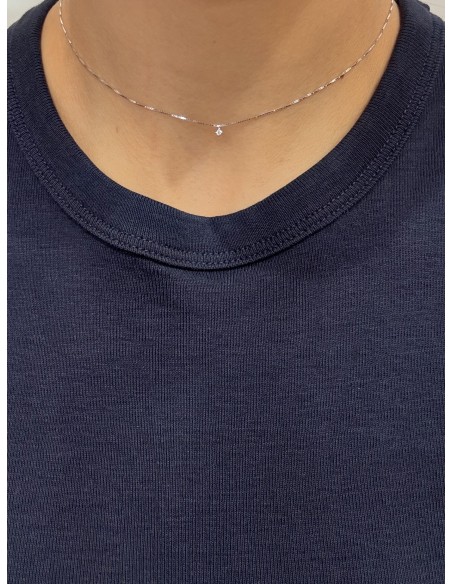 Collana Miluna Oro Bianco con Diamante – Acquista online