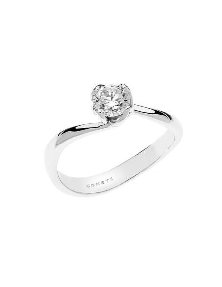 Anello Solitario Petali in Oro e Diamante – Pegni d’Amore