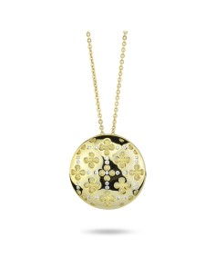Collana Motivo Floreale con Zirconi – Oro Giallo o Argentata | Nexma