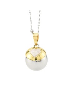 Collana Chiama Angeli con Cuore Smaltato – Regalo per Mamme in Attesa