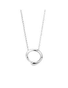 Collana Contrarié con Pendente a Goccia – Rodiata o Dorata | Collezione Caleida