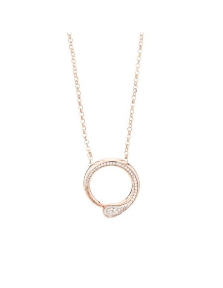 Collana Contrarié con Pavé di Zirconi | Caleida