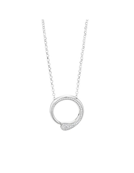 Collana Contrarié con Pavé di Zirconi | Caleida