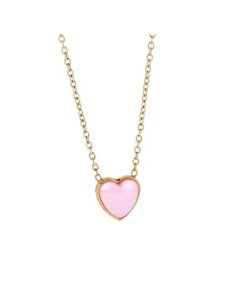 Collana Cuore in Ceramica, Oro Rosa o Oro Giallo | Collezione Ceramica