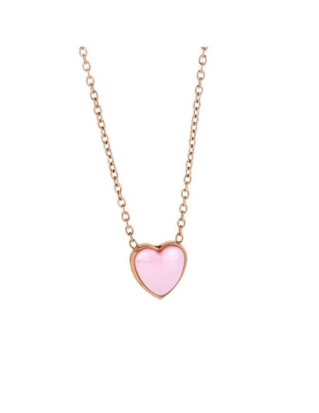 Collana Cuore in Ceramica, Oro Rosa o Oro Giallo | Collezione Ceramica