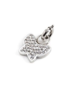 Charm Farfalla MARLÙ Acciaio Cristalli – Shop Online