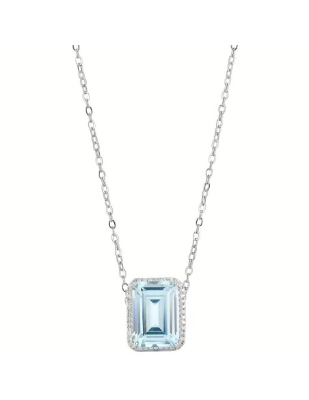 Collana Boccadamo Sophie Argento e Cristallo Azzurro – Gioielleria Usai