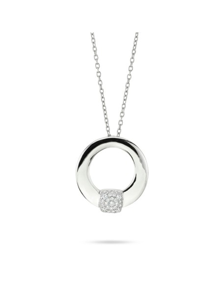 Girocollo Rodiato con Zirconi – Collezione Starry