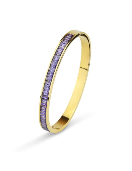 Bracciale Acciaio con Cristalli Baguette – Shop Online