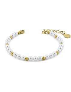 Bracciale perle e boules in acciaio Mikiami – Acquista online