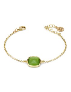 Bracciale oro giallo con cristallo verde – Acquista online