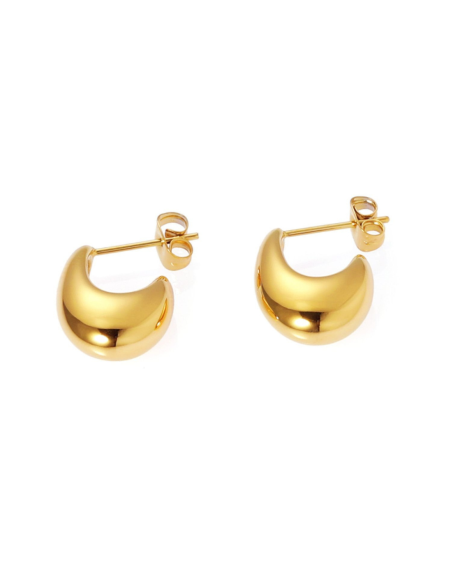 Orecchini Mezzaluna Acciaio Boccadamo – Acquista Online