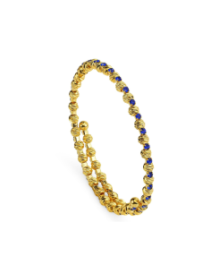 Bracciale Placcato Oro Giallo con Cristalli Purple – Collezione Luminosa