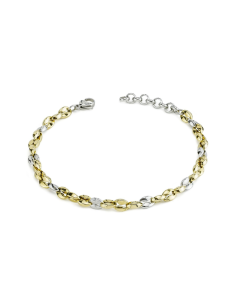 Bracciale Uomo Acciaio Bicolore Maglia Marina – Collezione MAN