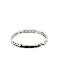 Bracciale Uomo Boccadamo in Acciaio – Nero o Oro Rosa con Zirconi