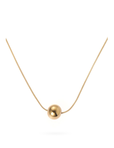 Collana boule centrale acciaio – Eleganza raffinata | Gioielleria Usai