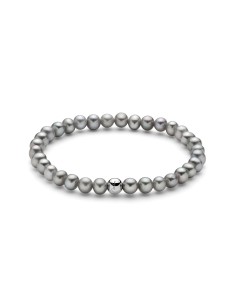 Bracciale Perle Grigie Argento 925 - Gioielleria Usai