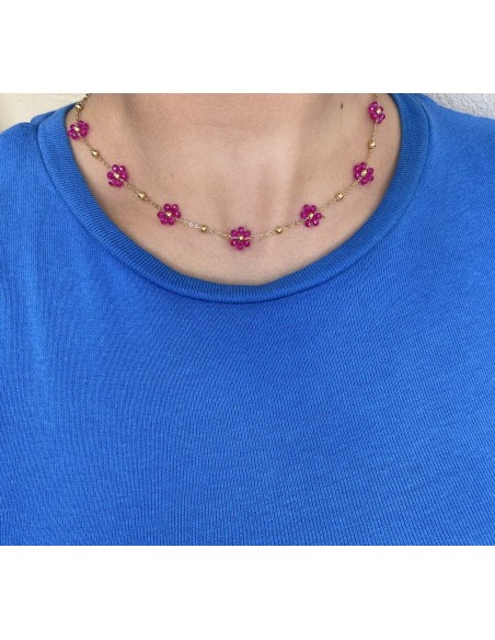 Collana Magnolia Margherite – Vari Colori in Vendita Online