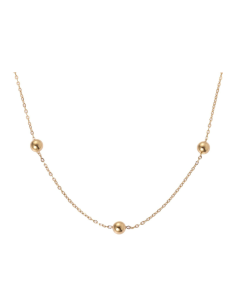 Collana Donna Tre Boules in acciaio | Collezione Sbarazzina 2