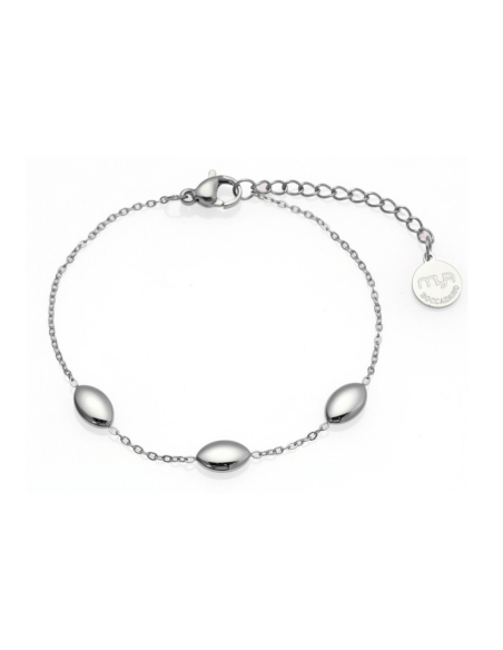 Bracciale Donna Chicchi di Riso in acciaio – Collezione Sbarazzina