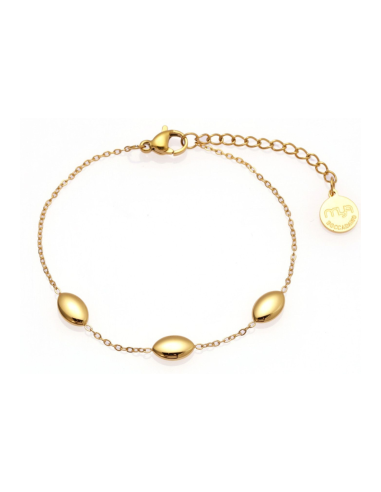 Bracciale Donna Chicchi di Riso in acciaio – Collezione Sbarazzina