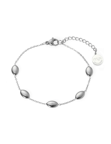 Bracciale Donna Chicchi di Riso in acciaio – Collezione Sbarazzina