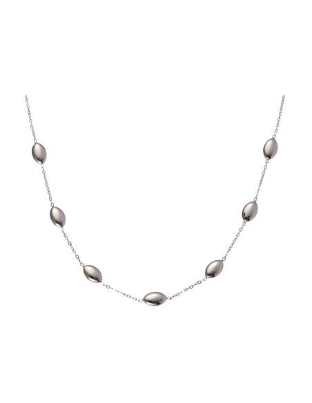 Collana Donna con Chicco di Riso 7 Elementi in Acciaio | Collezione Sbarazzina