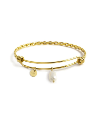 Bracciale Bangle Torchon con Perla 2BR0087G – Collezione Icons