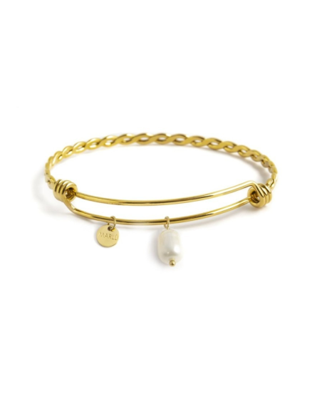 Bracciale Bangle Torchon con Perla 2BR0087G – Collezione Icons