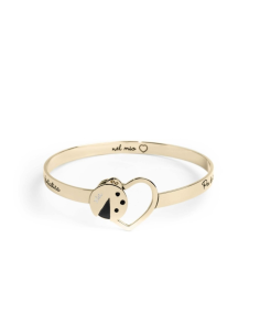 Bracciale Rigido Zia Coccinella in Acciaio  – Collezione Nel Mio Cuore 2