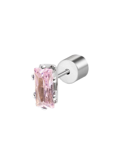 Mono Orecchino Marlù a Lobo con Zircone Baguette – Collezione Sparkles 2