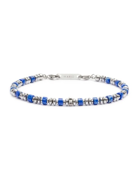 Bracciale Uomo Pietre ed Ematite Blu – Acquista Online