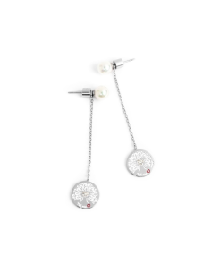 Orecchini Marlù Albero della Vita Pendente in Acciaio – Collezione Nel Mio Cuore