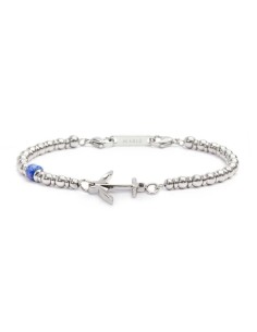 Bracciale Uomo Ancora Acciaio ed Ematite – Acquista Online