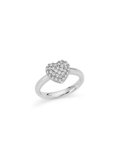 Anello Cuore Argento 925 e Topazi 0,50 ct – LID4008