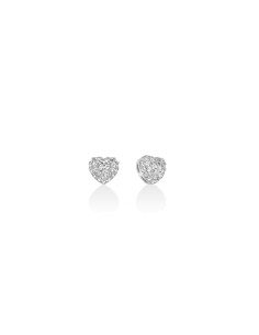Orecchini Cuore Piccolo Argento 925 e Topazi 0,53 ct – ERD3108