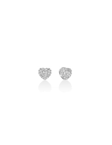 Orecchini Cuore Piccolo Argento 925 e Topazi 0,53 ct – ERD3108