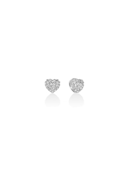 Orecchini Cuore Piccolo Argento 925 e Topazi 0,53 ct – ERD3108