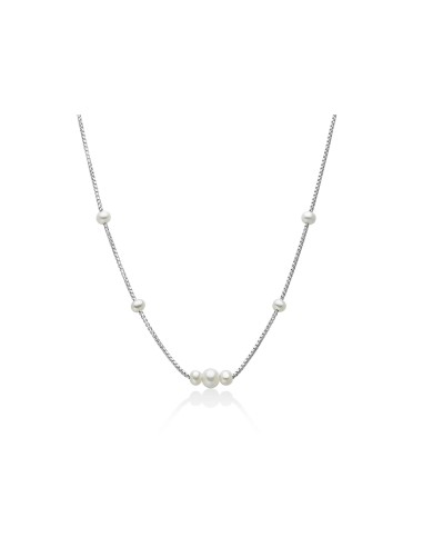 Collana Argento 925 con 7 Perle Vere Oriente – PCL6627