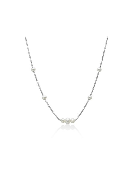 Collana Argento 925 con 7 Perle Vere Oriente – PCL6627