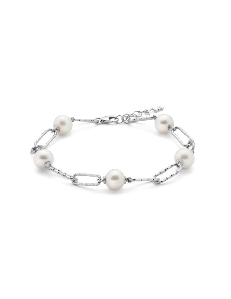 Bracciale Argento 925 con 5 Perle Vere Oriente – PBR3201