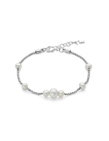 Bracciale Argento 925 con 7 Perle Vere Oriente – PBR3610