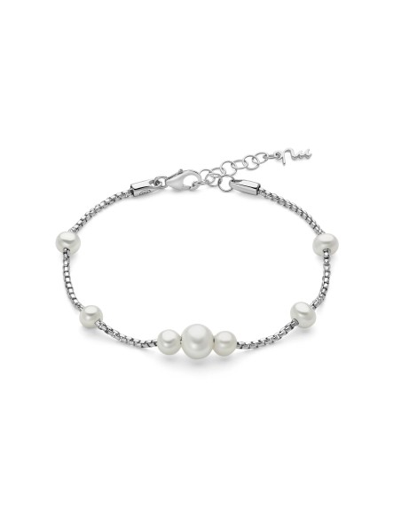 Bracciale Argento 925 con 7 Perle Vere Oriente – PBR3610