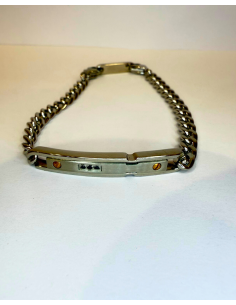 Bracciale Marlù con Targhetta – Acciaio Regolabile Online