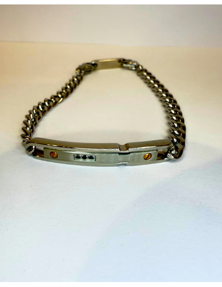 Bracciale Marlù con Targhetta – Acciaio Regolabile Online